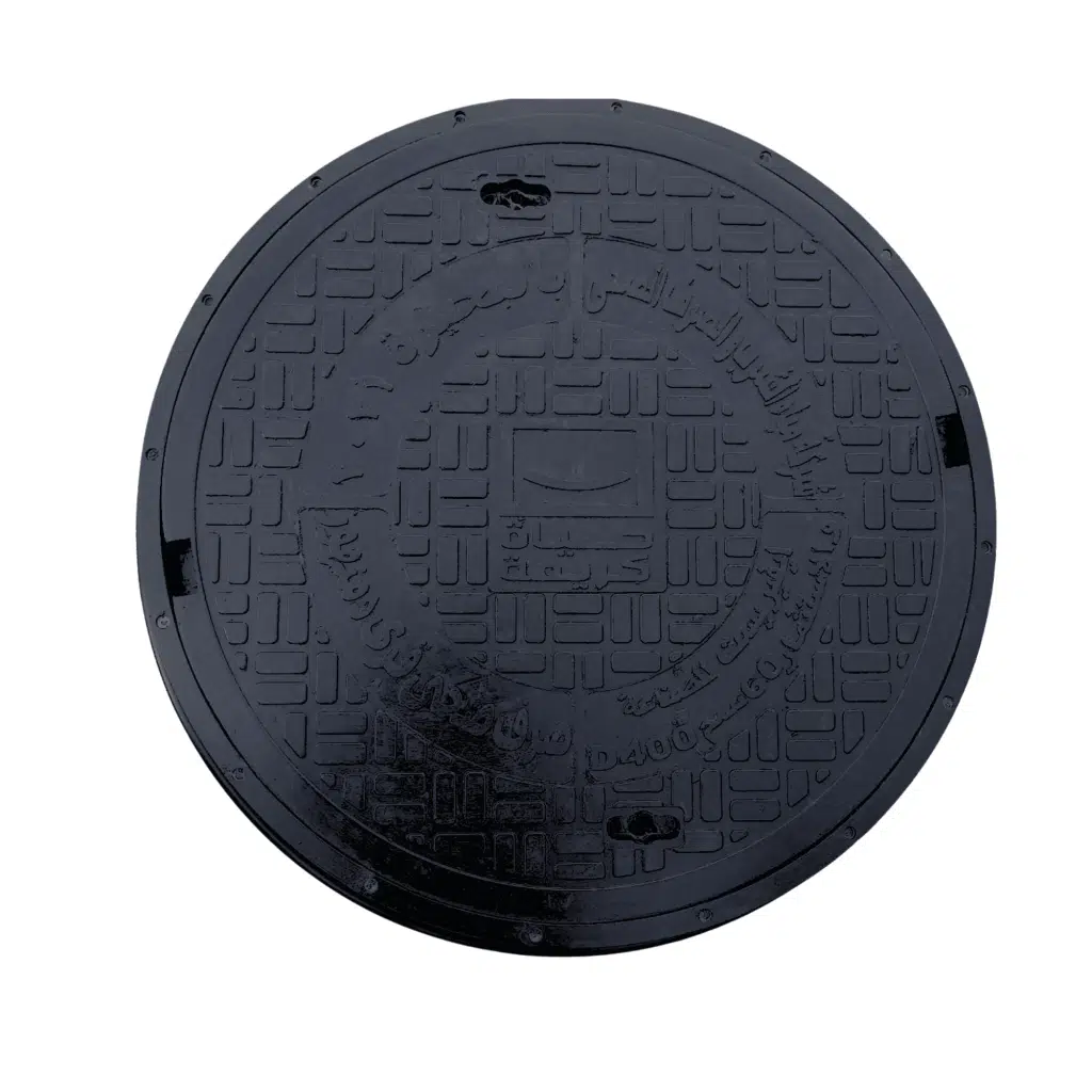 غطاء جي ار بي دائري مقاس 60 سم - 60 CM Round GRP Manhole Cover