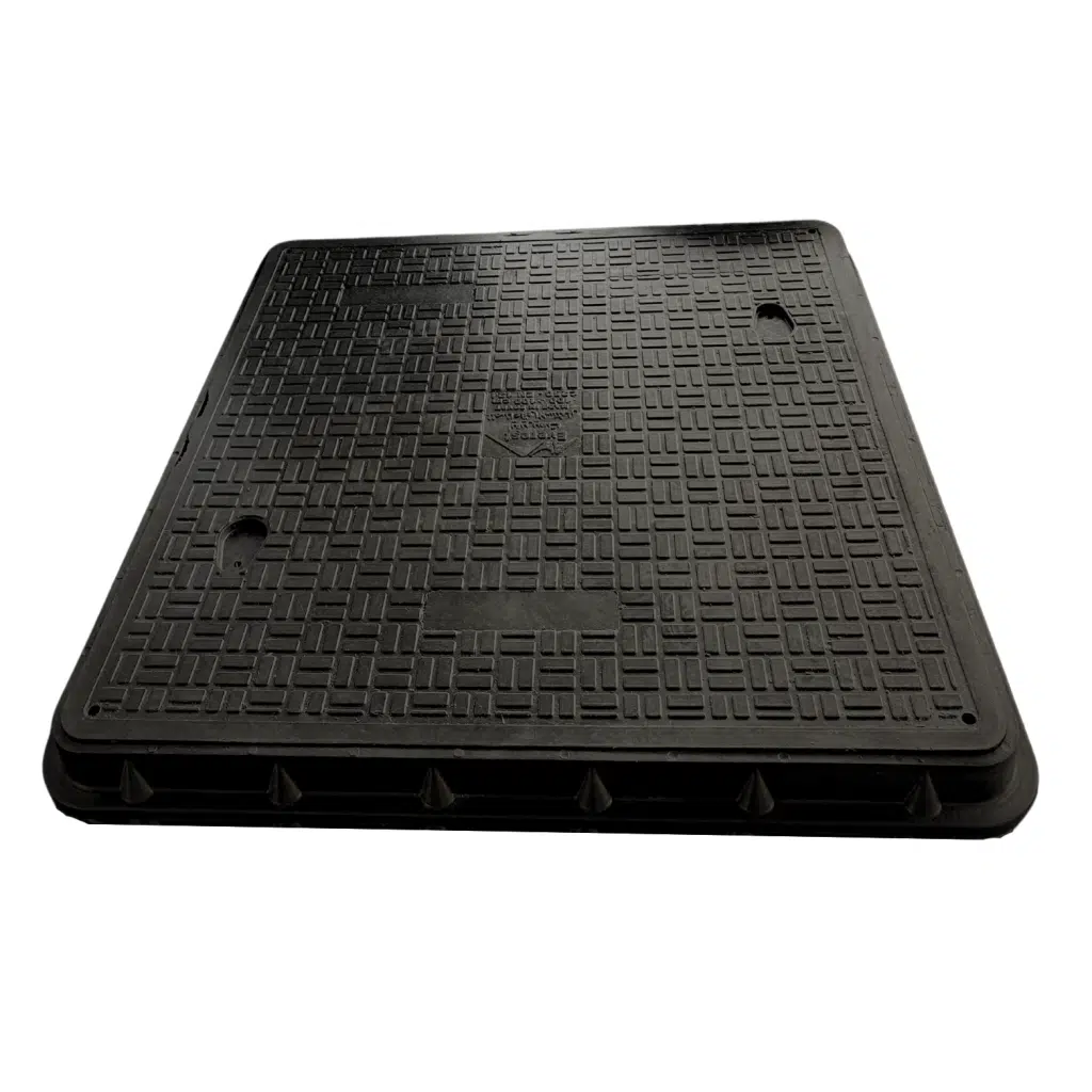 غطاء غرفة تفتيش GRP مربع مقاس 95.5 * 95.5 - Square Manhole Drain Covers 95.5 * 95.5 CM