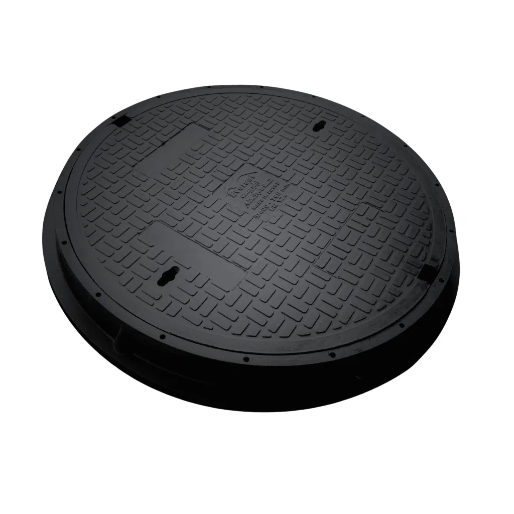 غطاء غرفة تفتيش grp دائري مقاس 76 سم - Round GRP Manhole Covers 76 CM